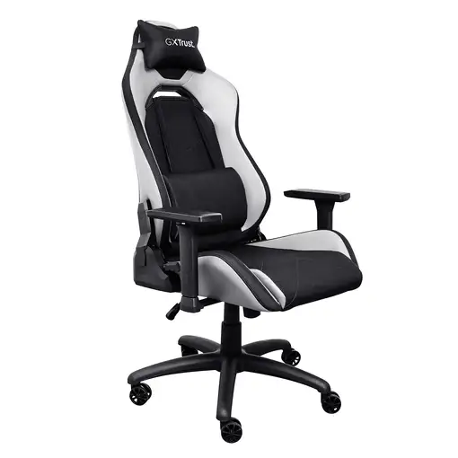 Trust GXT 714 RUYA Silla para videojuegos universal Negro, Blanco