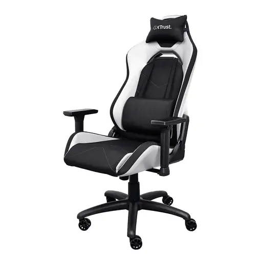 Trust GXT 714 RUYA Silla para videojuegos universal Negro, Blanco