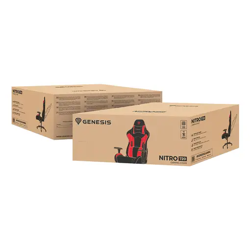 GENESIS Nitro 720 Silla para videojuegos de PC Asiento inflable Negro