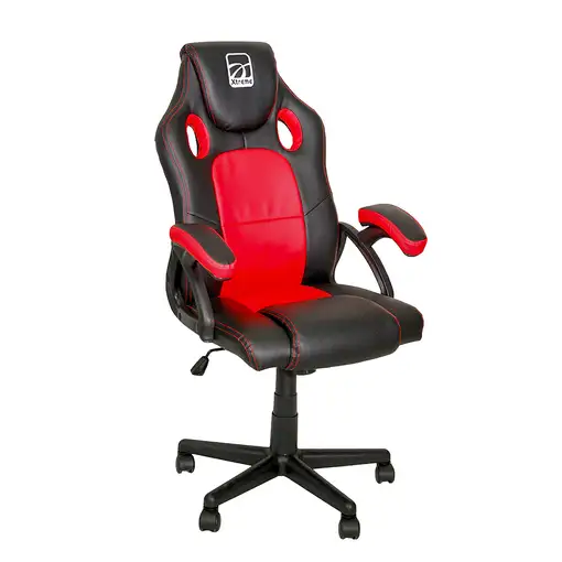 Xtreme MX12 KOR Silla para videojuegos de PC Asiento acolchado Negro, Rojo