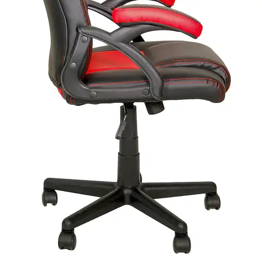 Xtreme MX12 KOR Silla para videojuegos de PC Asiento acolchado Negro, Rojo