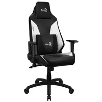 Aerocool ADMIRALBW Silla Gaming Profesional, Cojines Acolchados, Tecnología Air, N