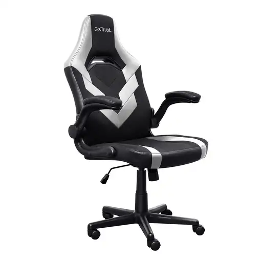 Trust GXT 703W RIYE Silla para videojuegos universal Negro, Blanco