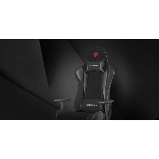 GENESIS Nitro 440 G2 Butaca para jugar Asiento acolchado Negro, Gris