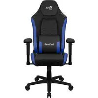 Aerocool CROWNBB Azul, Silla Gaming Ergonómica, Cojines Ajustables, Cuero Sintétic Aerocool CROWNBB Azul, Silla Gaming Ergonómica, Cojines Ajustables, Cuero Sintétic