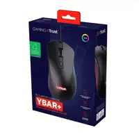 Trust GXT924 YBAR+ ratón Juego mano derecha USB tipo A Óptico 25600 DPI