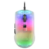 Mars Gaming MMRW, Ratón Gaming RGB Chroma, Estructura Translúcida Ultra-ligera 58
