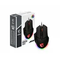 MSI Clutch GM20 Elite ratón Juego mano derecha USB tipo A Óptico 6400 DPI