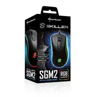 Sharkoon Skiller SGM2 ratón Juego mano derecha USB tipo A Óptico 6400 DPI