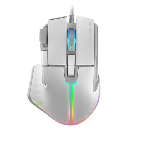 Mars Gaming MM-XT, Ratón Gaming RGB, Diseño Ergonómico con Reposa Pulgar, Sensor Ó