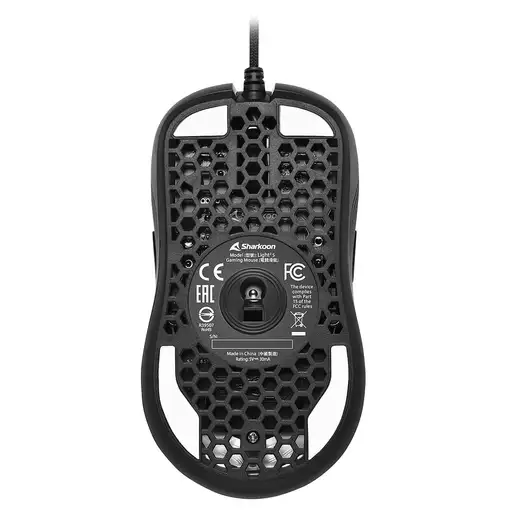 Sharkoon Light² S ratón Juego Ambidextro USB tipo A Óptico 6200 DPI