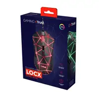 Trust GXT 133 Locx ratón Juego mano derecha USB tipo A Óptico 4000 DPI
