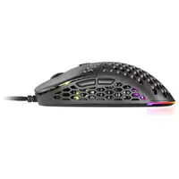 Mars Gaming MM55 Negro, Ratón Gaming RGB Chroma, Ultra-ligero 55g, 12800 DPI, Swit