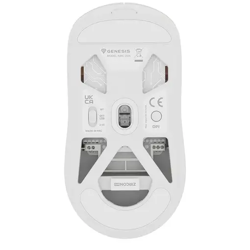 GENESIS NMG-2194 ratón Juego Ambidextro Bluetooth + USB Type-C Óptico 26000 DPI
