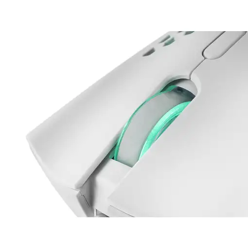 Mars Gaming MMEX, Ratón Gaming RGB, 32K DPI, Cable Feather, Switches Ópticos, Blan