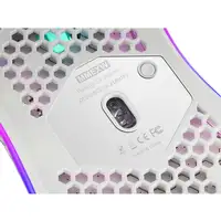 Mars Gaming MMEX, Ratón Gaming RGB, 32K DPI, Cable Feather, Switches Ópticos, Blan