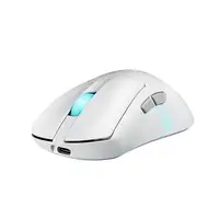 ASUS ROG Keris II Origin WHT ratón Juego mano derecha RF Wireless + Bluetooth + US