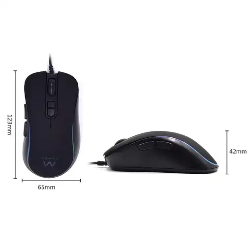 Ewent PL3302 ratón Juego mano derecha USB tipo A Óptico 3600 DPI
