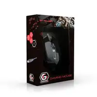 Gembird MUSG-001-R ratón Juego Ambidextro USB tipo A 2400 DPI