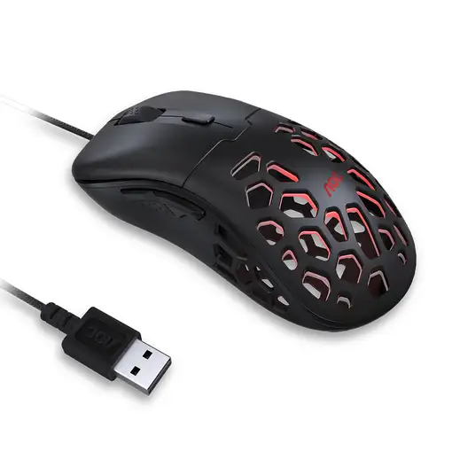 AOC GM510B ratón Juego mano derecha USB tipo A Óptico 16000 DPI