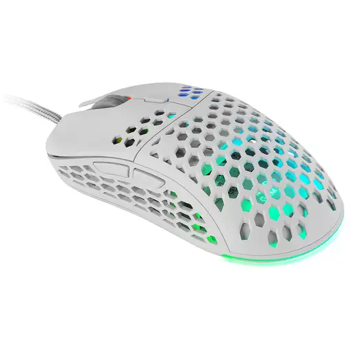 Mars Gaming MM55W, Ratón Inalámbrico Gaming RGB Chroma, Ultra-ligero 55 g, 12800 D