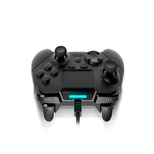 Krom Kaiser Negro USB Gamepad Analógico/Digital PC, PlayStation 4, Playstation 3