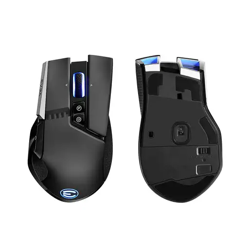EVGA X20 ratón Juego Ambidextro RF Wireless + Bluetooth + USB Type-A Óptico 16000