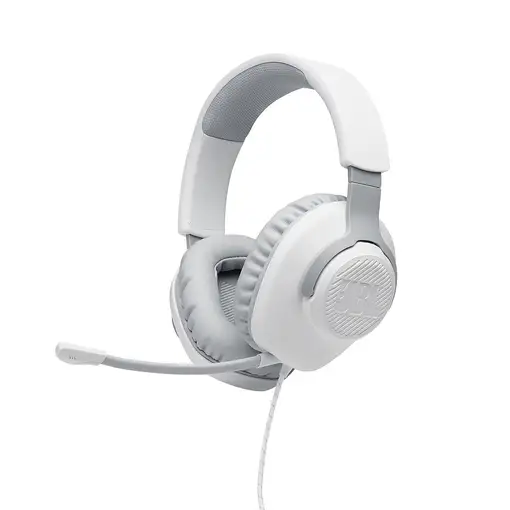JBL Quantum 100 Auriculares Alámbrico Diadema Juego Blanco