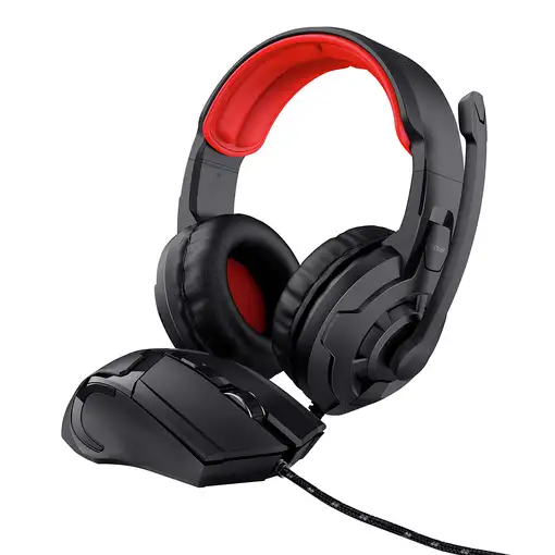 Trust 24761 auricular y casco Auriculares Alámbrico Diadema Juego Negro, Rojo Trust 24761 auricular y casco Auriculares Alámbrico Diadema Juego Negro, Rojo