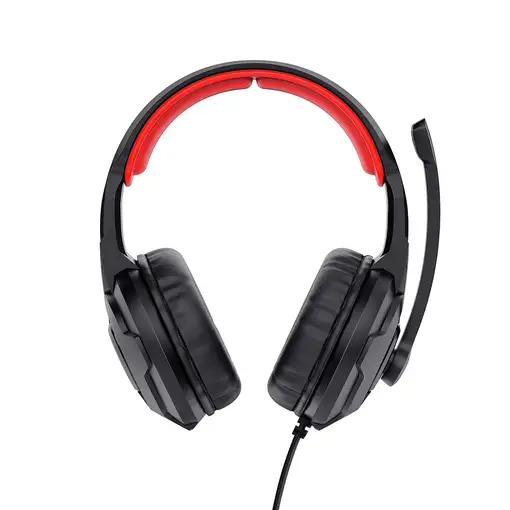 Trust 24761 auricular y casco Auriculares Alámbrico Diadema Juego Negro, Rojo