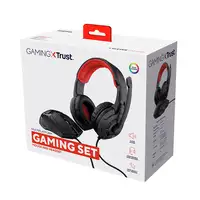 Trust 24761 auricular y casco Auriculares Alámbrico Diadema Juego Negro, Rojo