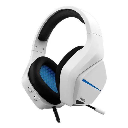 Krom Kopa Move Auriculares Alámbrico Diadema Juego Blanco