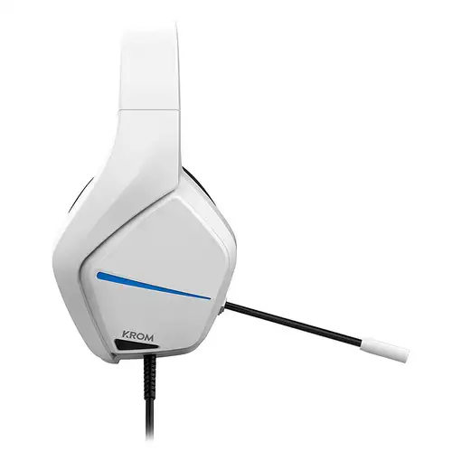 Krom Kopa Move Auriculares Alámbrico Diadema Juego Blanco