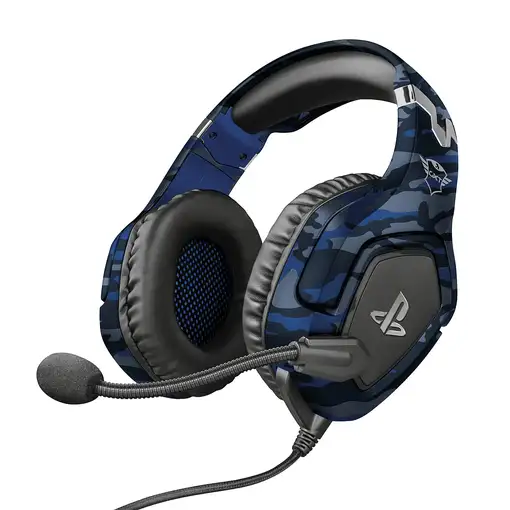 Trust GXT 488 Forze PS4 Auriculares Alámbrico Diadema Juego Negro, Azul