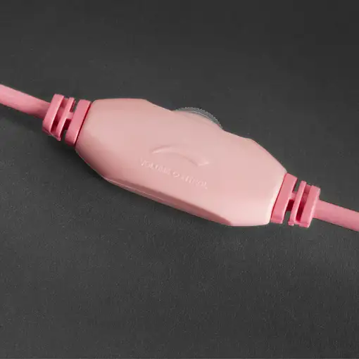 Mars Gaming MH122 Rosa, Cascos Gaming FRGB Over Ear con Micrófono, Sonido HiFi, Ca