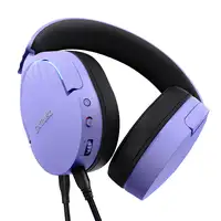 Trust GXT 490P FAYZO Auriculares Alámbrico Diadema Juego USB tipo A Negro, Púrpura