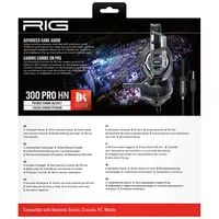 NACON RIG 300 PRO HN Auriculares Alámbrico Diadema Juego Negro