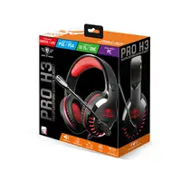 Spirit of Gamer PRO-H3 Auriculares Alámbrico Diadema Juego Negro, Rojo