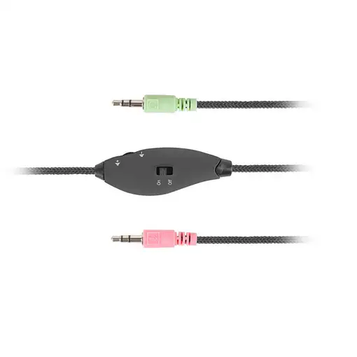 NATEC Rhea Auriculares Alámbrico Diadema Juego Negro