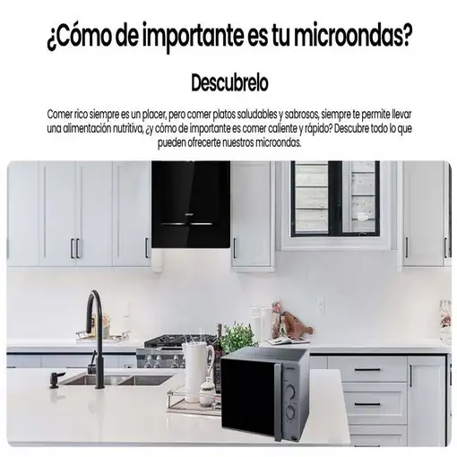 Microondas Infiniton MW-2511C, 25 Litros, 900 W, DEFROST, Plata