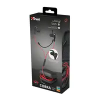 Trust TRU GXT 408 Auriculares Alámbrico Dentro de oído Juego Negro, Rojo