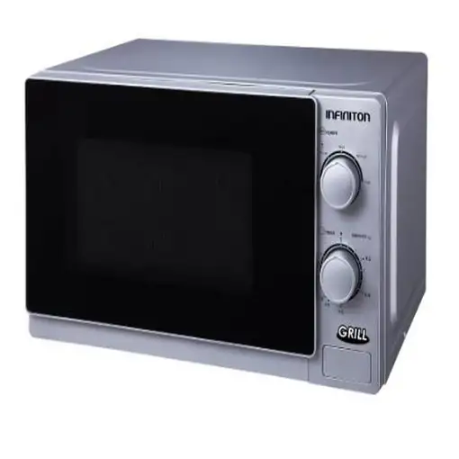 Microondas Infiniton MW-A20GG, 20 Litros, 700 W, Grill, Plata