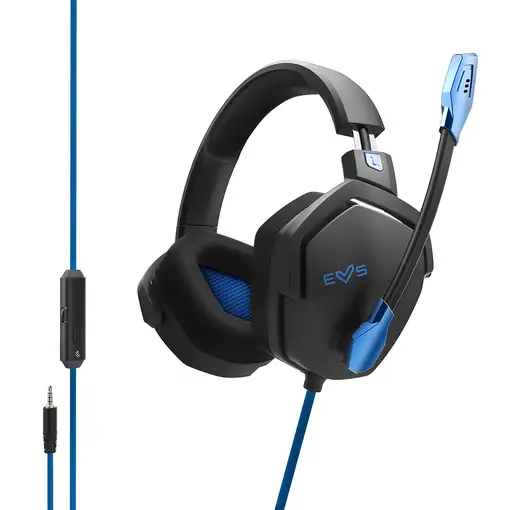 Energy Sistem ESG 3 Blue Thunder Auriculares Alámbrico Diadema Juego Negro, Azul