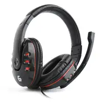 Gembird GHS-402 auricular y casco Auriculares Alámbrico Diadema Juego Negro