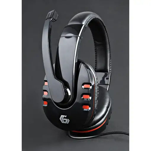 Gembird GHS-402 auricular y casco Auriculares Alámbrico Diadema Juego Negro