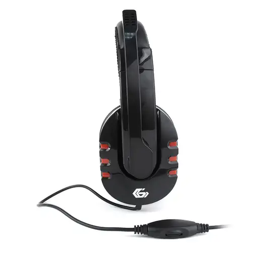 Gembird GHS-402 auricular y casco Auriculares Alámbrico Diadema Juego Negro