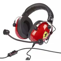 Thrustmaster T.Racing Auriculares Alámbrico Diadema Juego Negro, Rojo, Acero inoxi