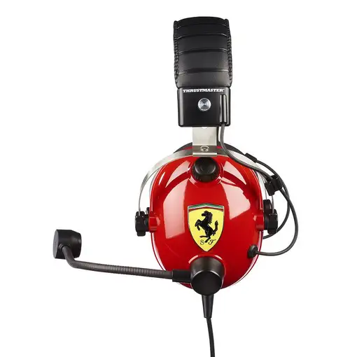 Thrustmaster T.Racing Auriculares Alámbrico Diadema Juego Negro, Rojo, Acero inoxi