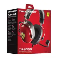 Thrustmaster T.Racing Auriculares Alámbrico Diadema Juego Negro, Rojo, Acero inoxi