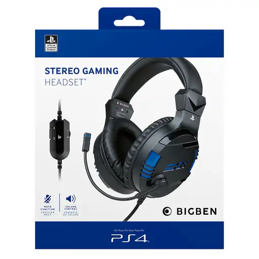 Bigben Interactive PS4OFHEADSETV3 auricular y casco Auriculares Alámbrico Diadema